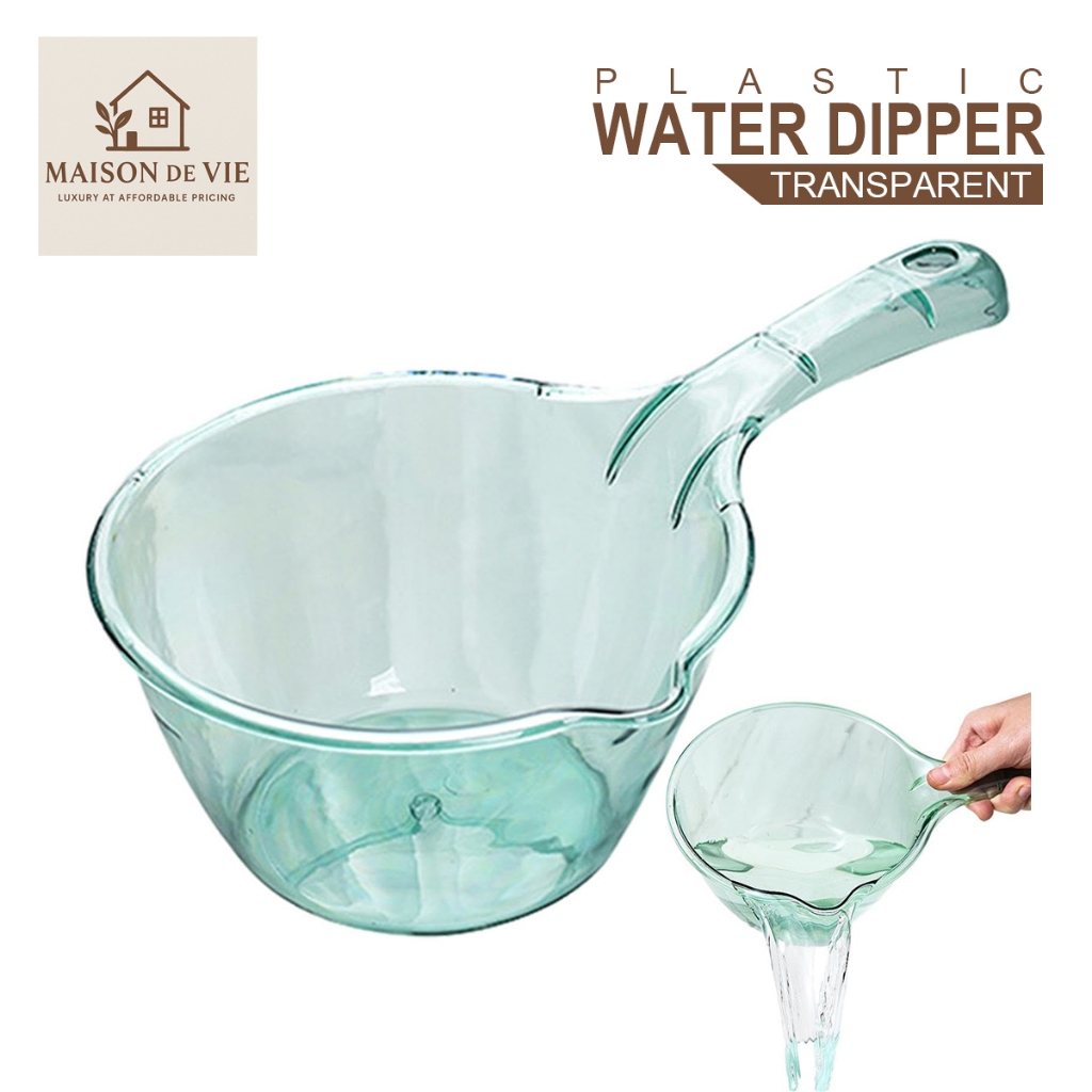 PET Plastic Water Dipper Clear Aesthetic Transparent Scooper | Shopee ...