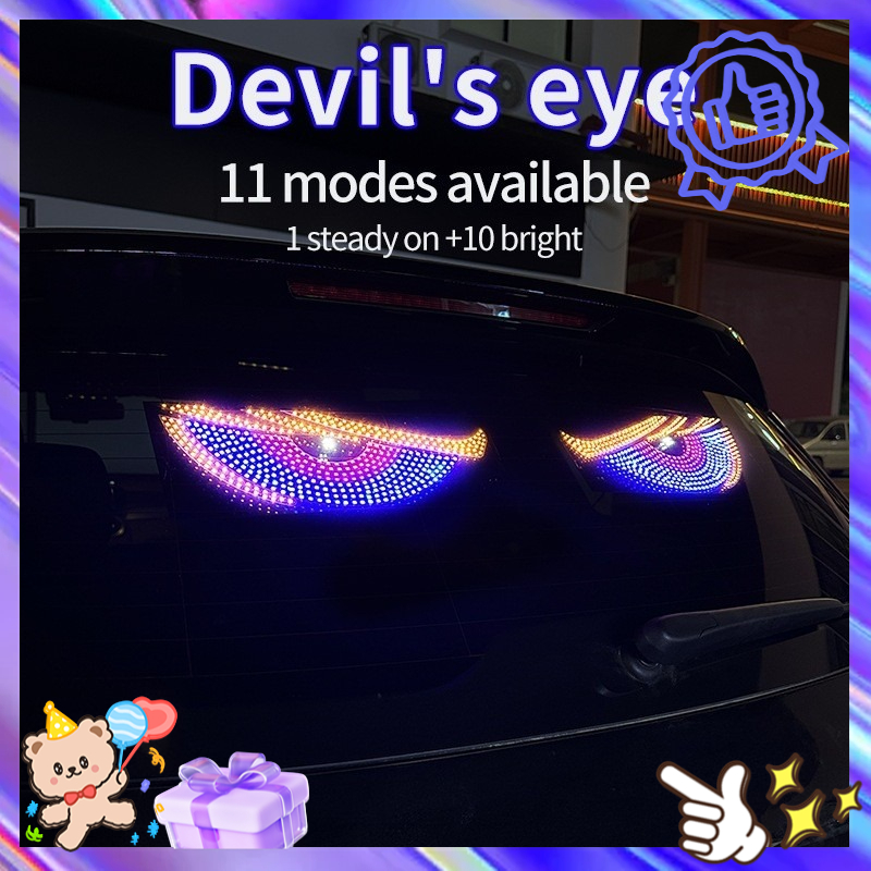 2PCS USB LED Devil Eye car led light Devil Eyes Light for Cars, car eye ...