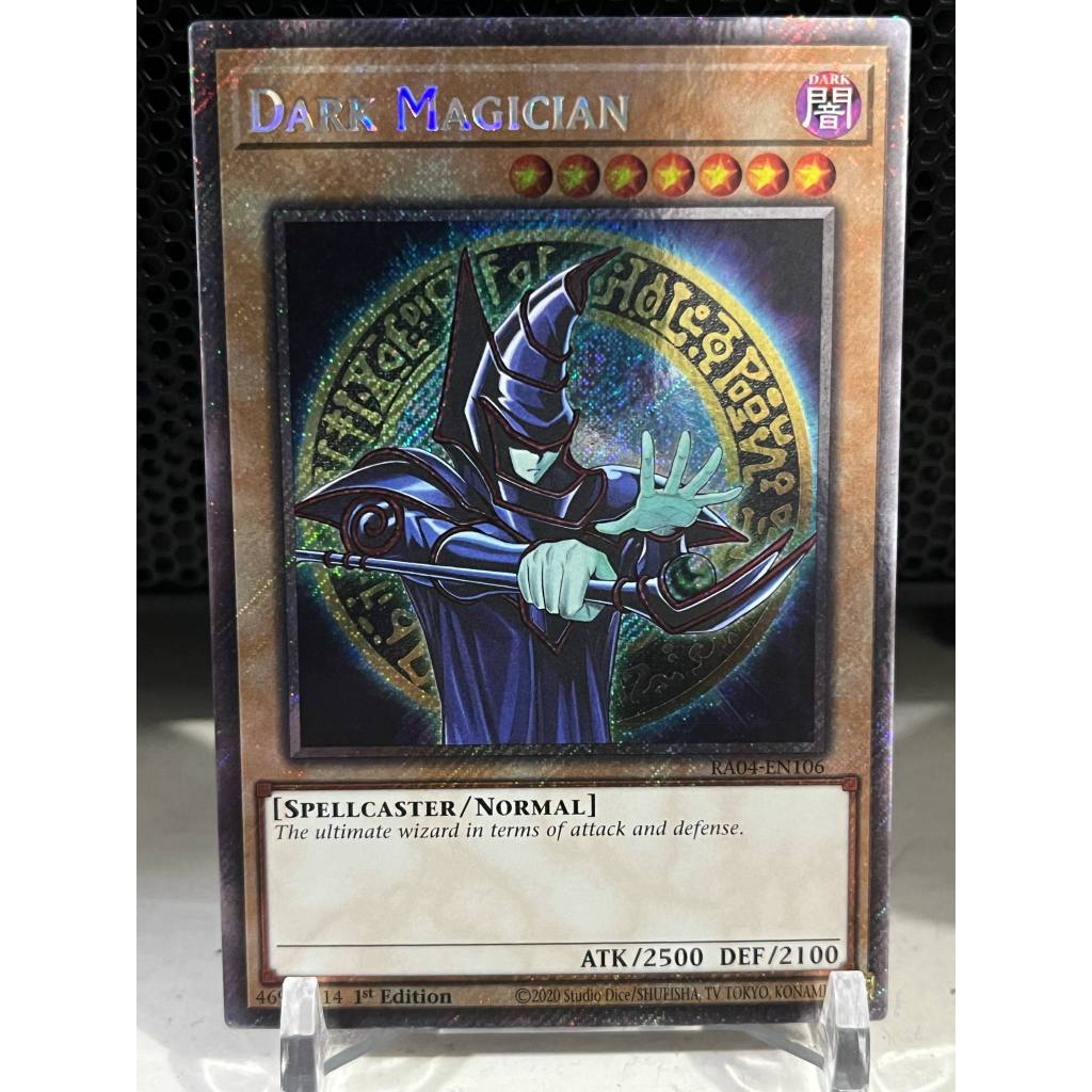 Dark Magician (9th Art) - RA04-EN106 - Platinum Secret Rare 1st Edition |  Shopee Philippines