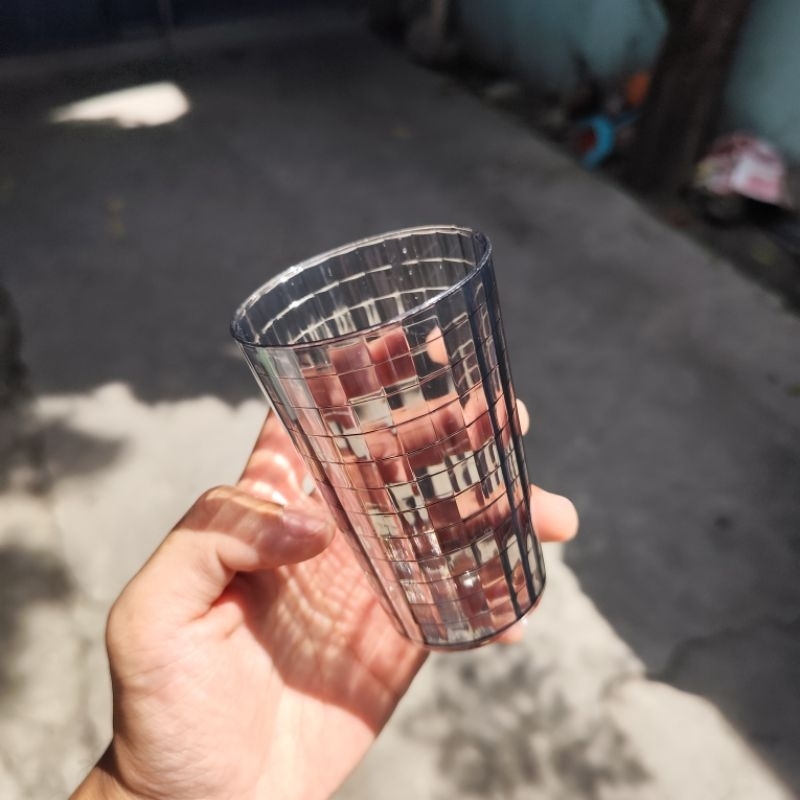 #525-2 ACRYLIC AESTHETIC DESIGN BASO CUP / ACRYLIC DRINKING GLASS ...