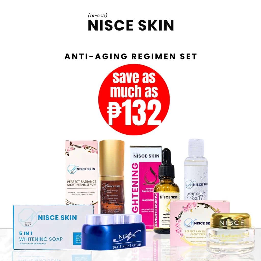NISCE SKIN Anti-Aging Regimen Set | Shopee Philippines
