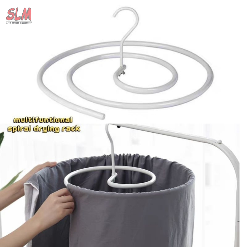 Générique Spiral Drying Rack, Spiral Sheet Hanger For Quilts