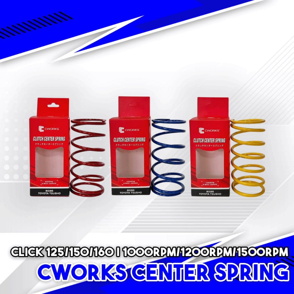 CWORKS CENTER SPRING NMAX/AEROX/M3/MIOSPORTY/CLICK125/150/160/PCX ...