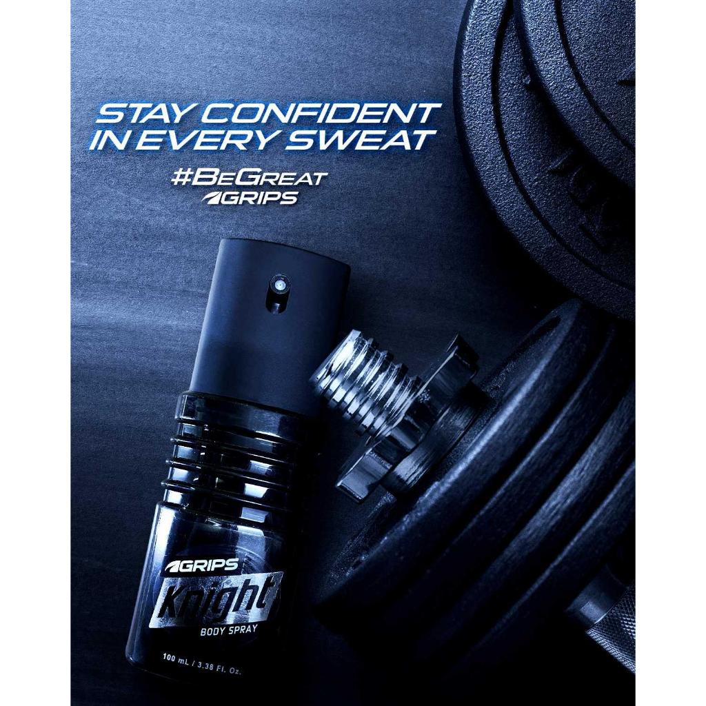 Grips Knight Body Cologne Spray 100ml 1 pc | Shopee Philippines
