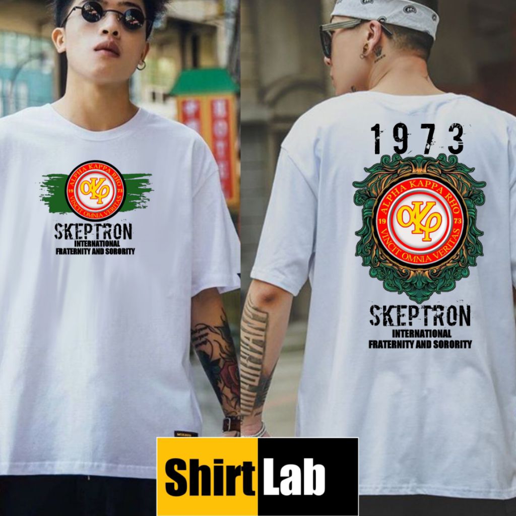 Shirtlab AKP Alpha Kappa Rho Fratshirt Green Skeptron 1973 design ...