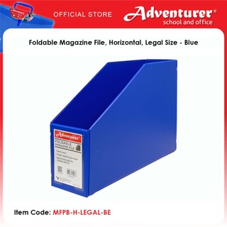 Adventurer Foldable Magazine File, Horizontal, Legal Size | Shopee ...