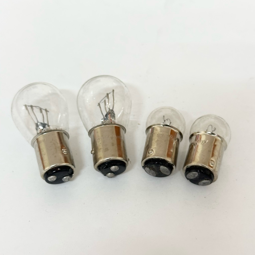 2pcs/10pcs Auto Bulb Small Big 12V/24V Lamp Double Contact Car Motor ...