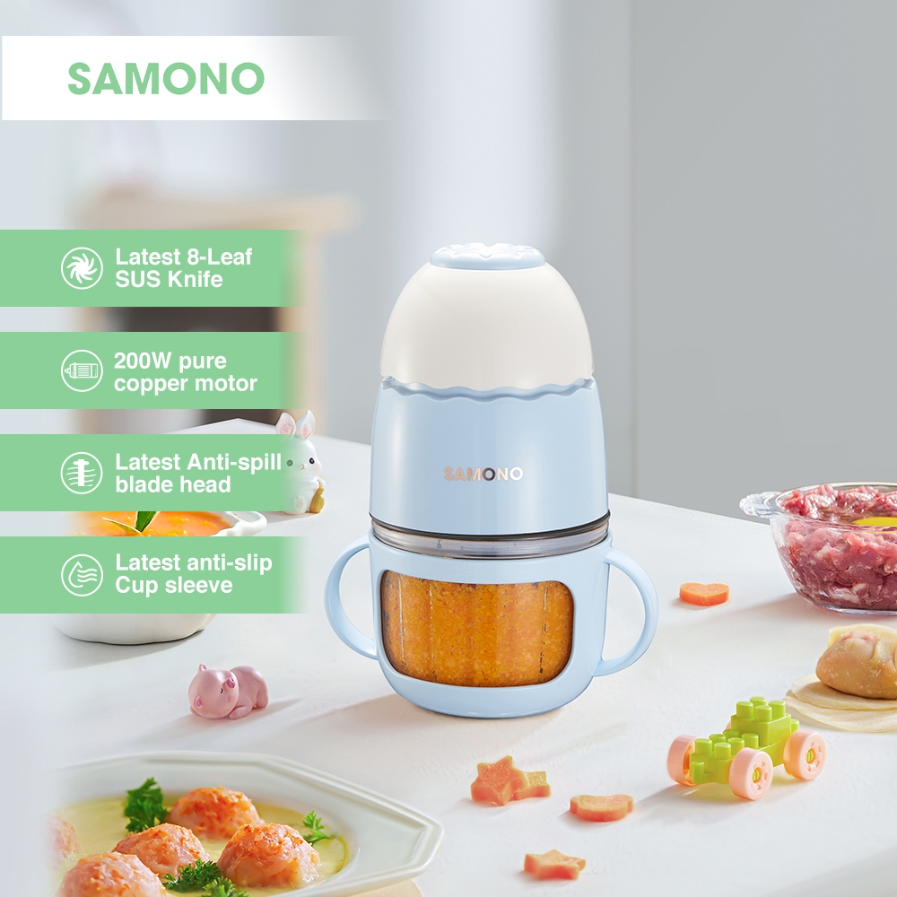 SAMONO SW-MC200S Upgraded Multi-function Portable Baby Food Processor ...