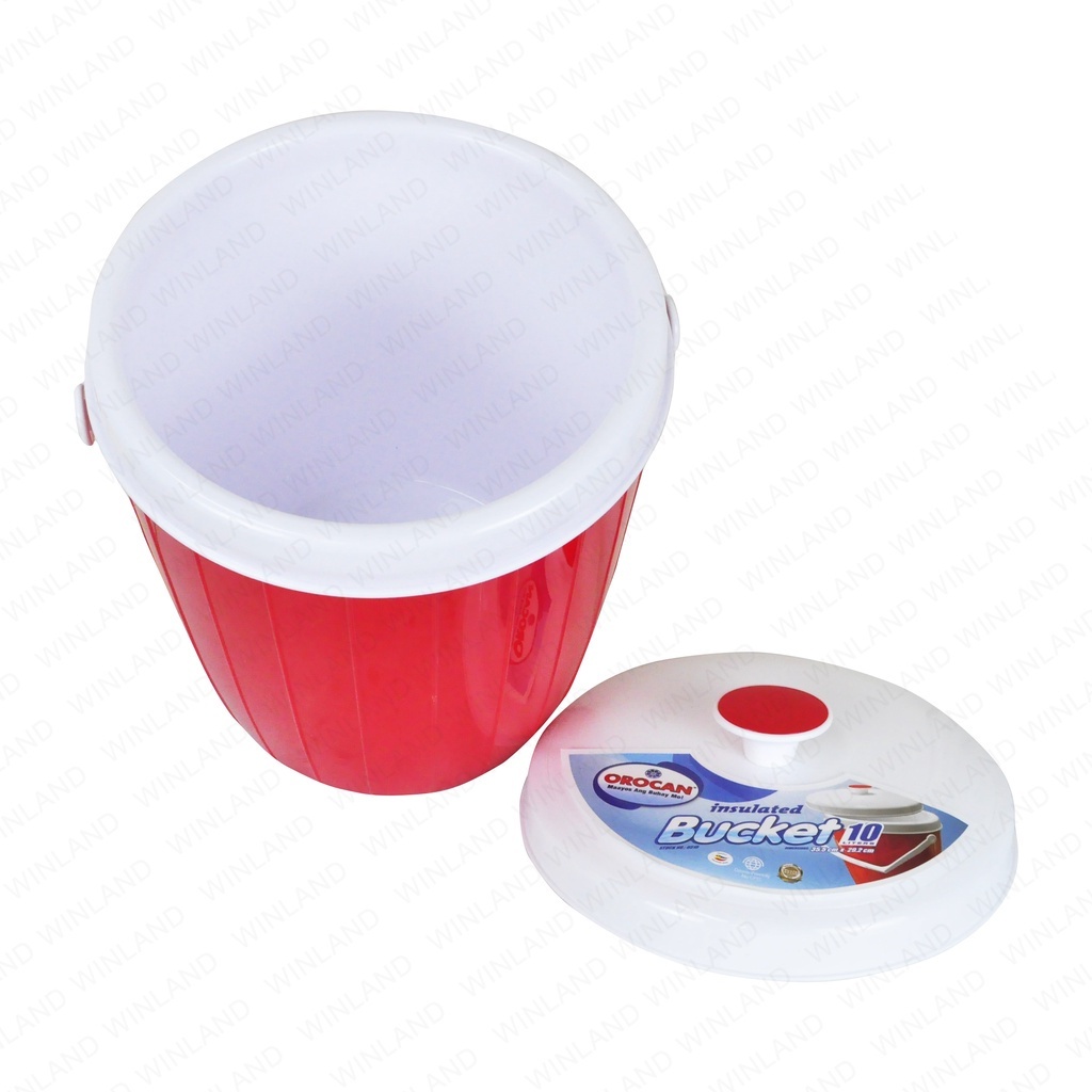 OROCAN 10 LITERS INSULATED BUCKET / UNLI RICE CONTAINER / ICE BOX ...