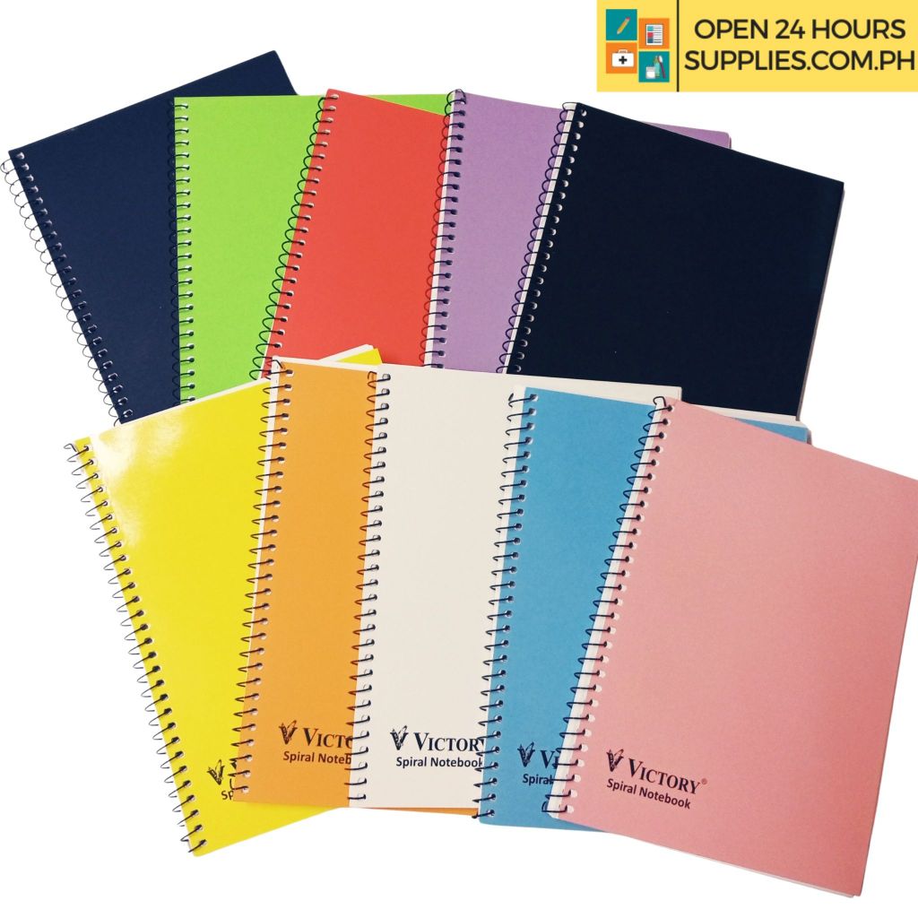 Notebook Bundle Victory Spiral Notebook 10 pcs per bundle Assorted ...