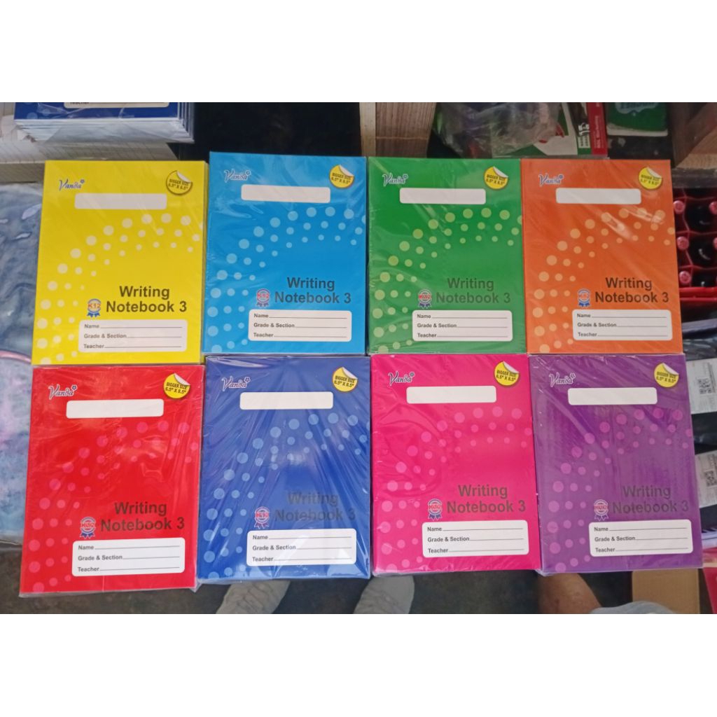 WRITING 3 Notebook-bigger size (with cover/without cover) | Shopee ...