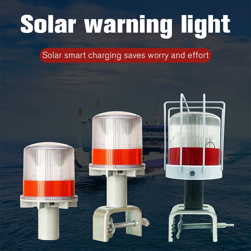 Solar Waterproof Net Mark Position Flashing Marine Signal Light Flash ...