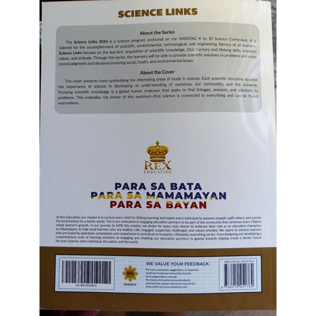 SCIENCE LINKS GRADE 6 - 2025 MATATAG EDITION | Shopee Philippines
