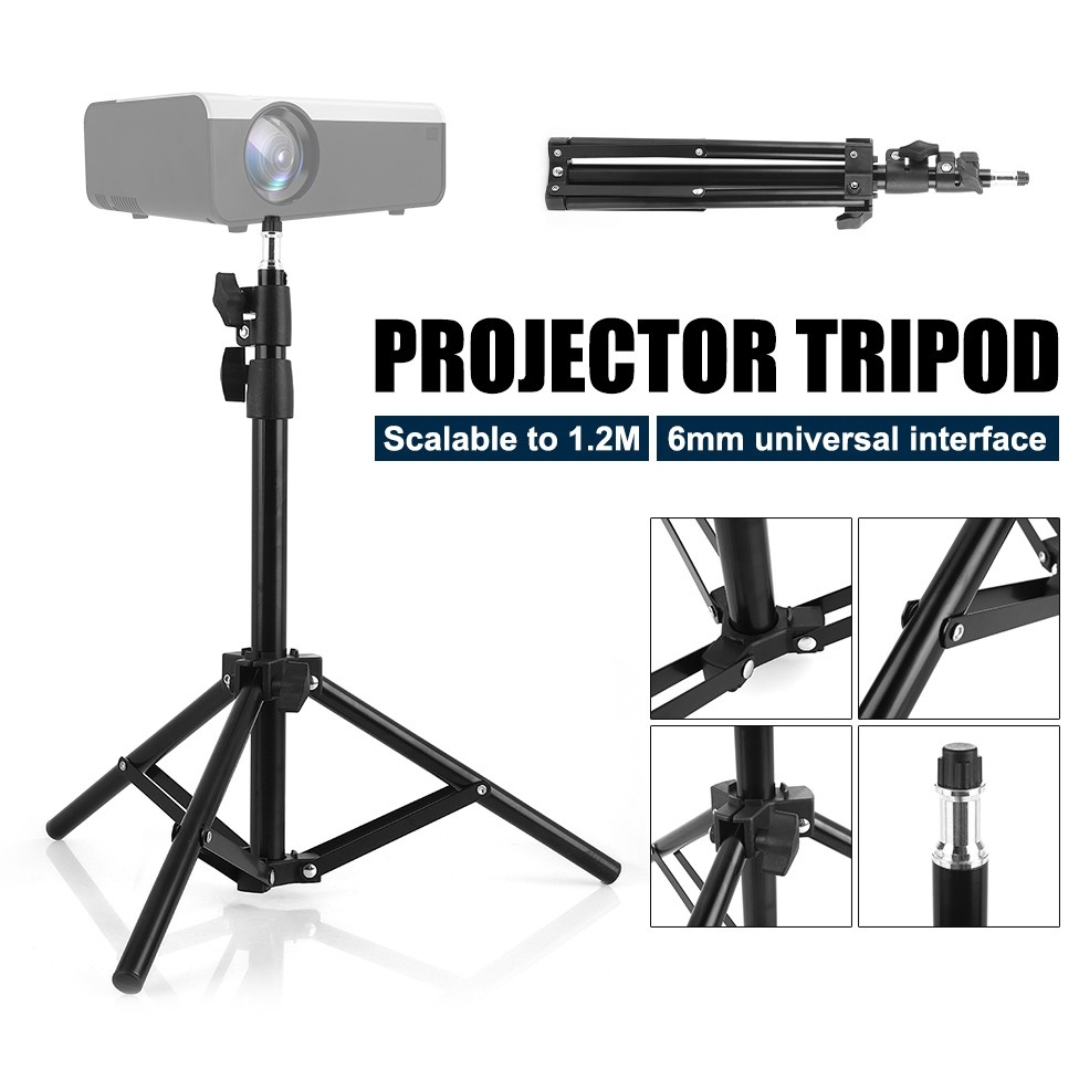 Adjustable Projector Stand | Tripod Mount for Mini Projectors, Laptops ...