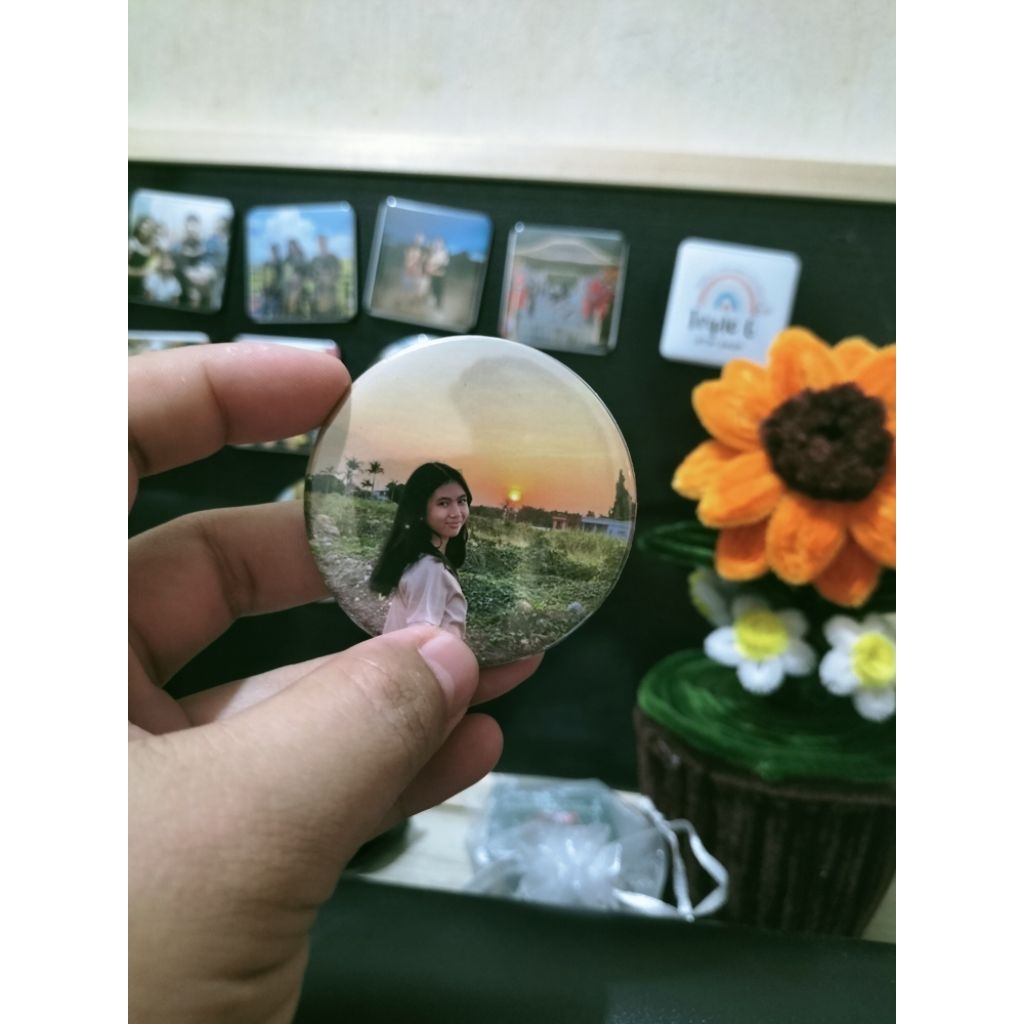 Personalized Ref Magnet Picture Badge Magnet for Gift and Giveaway ...