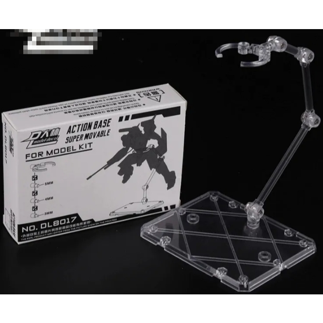 STAND BASE FOR MODEL KIT/ACTION FIGURES CLEAR ver. #DL 8017 | Shopee ...