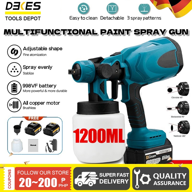 Spray Paint Gun Set Portable 998VF Multifunctional Small Paint Spray ...