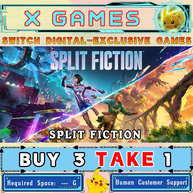 SPLIT FICTION Nintendo Switch Digital Game （BUY 3 TAKE 1) | Shopee ...