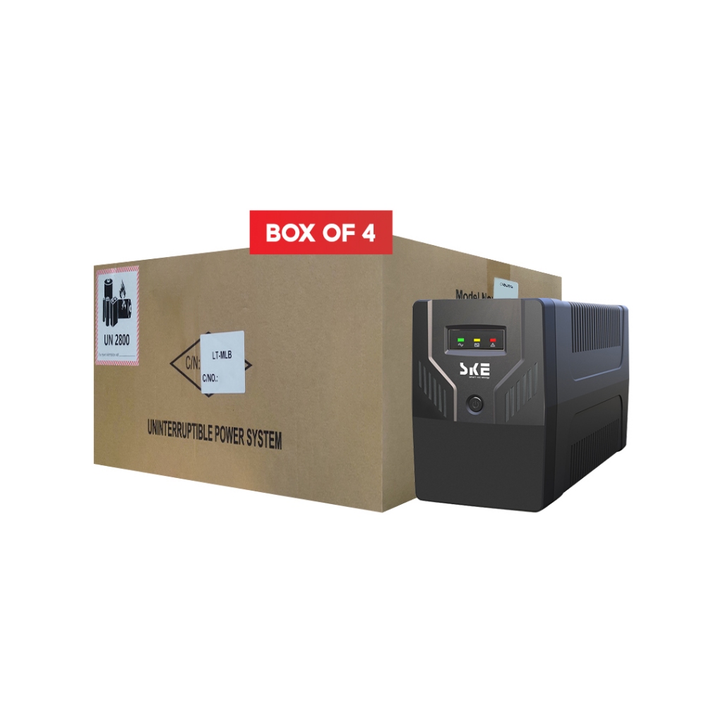 SKE GP650 UPS 650VA-390W Uninterruptible Power Supply Box of 4 (Surge ...