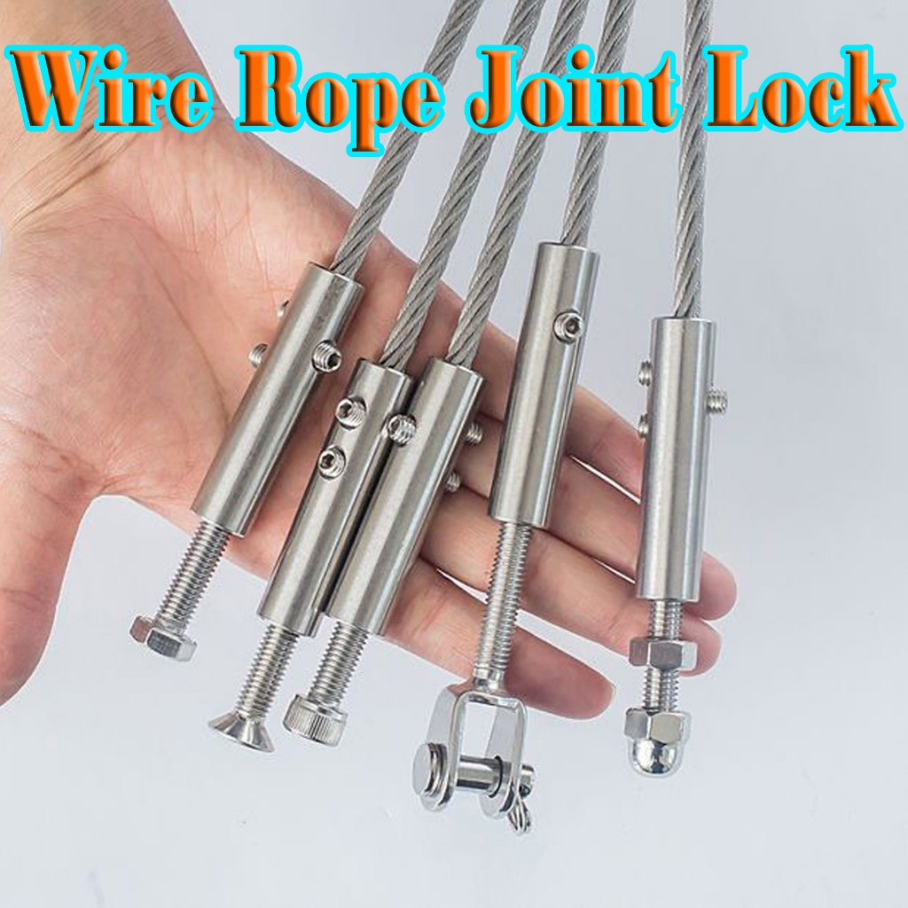 Stainless Steel Wire Rope Joint Lock Buckle Connection Wire Rope Lock ...