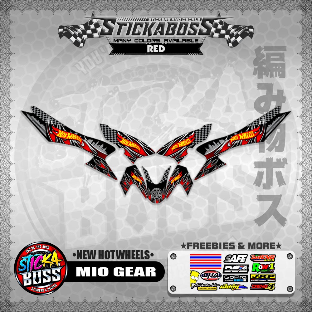 STICKER DECALS for MIO GEAR STICKER (MGENEHO) By STICKABOSS (SOFIE ...