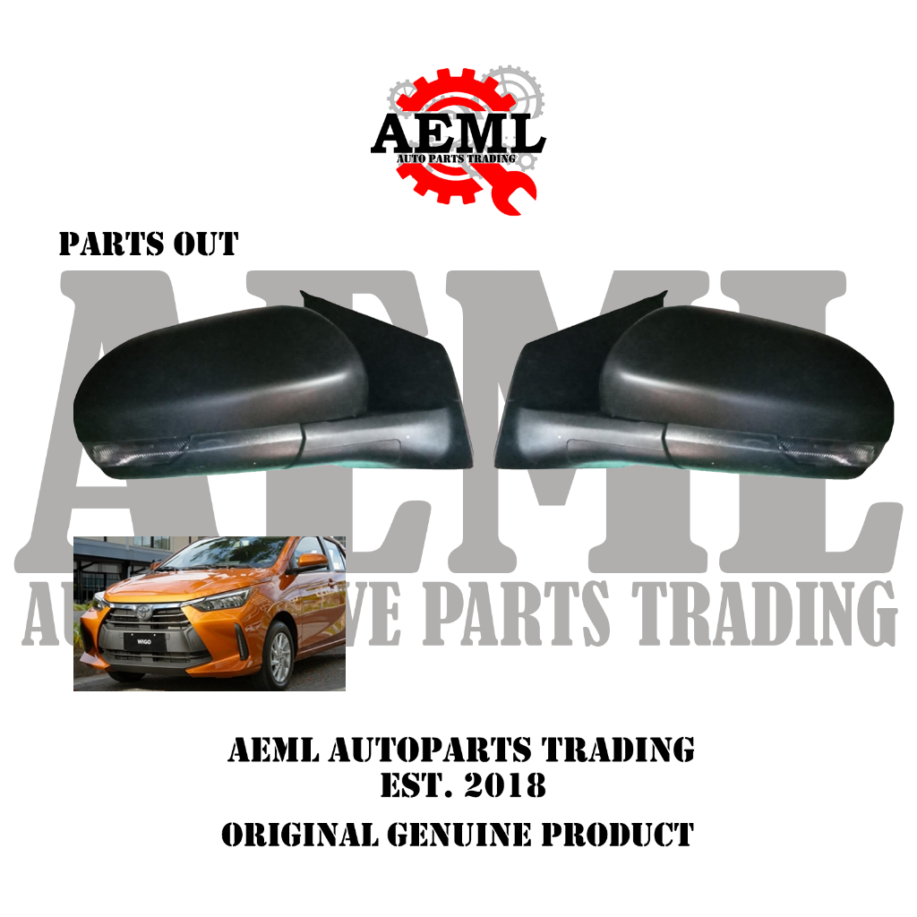 Genuine Toyota Wigo 2023-2025 Side Mirror Parts Out | Shopee Philippines