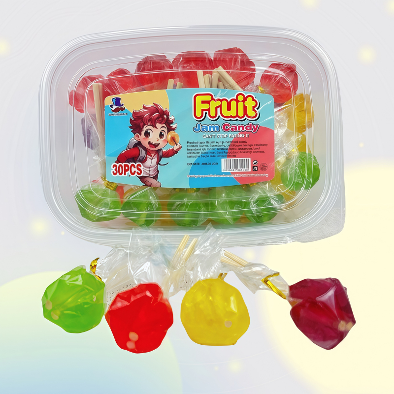 【COD】30PCS Sticky Fruit Jam/ Stick Fruit Jam Candy Lollipop | Shopee ...