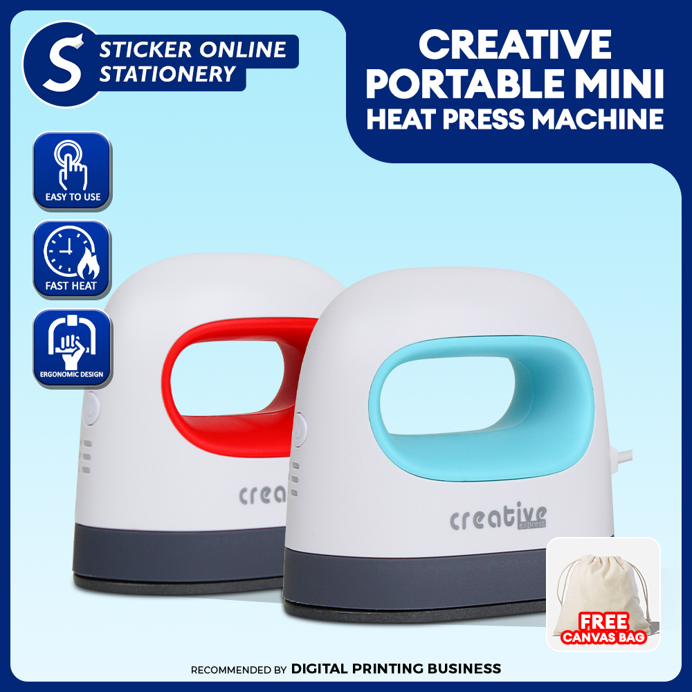 Portable Mini Heat Press Machine Compact Easy Press for Shoes Hat T ...