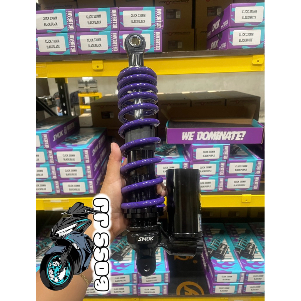 T1 INVERTED REAR SHOCK FOR CLICK / MIO / BEAT / SKYDRIVE / BURGMAN ...