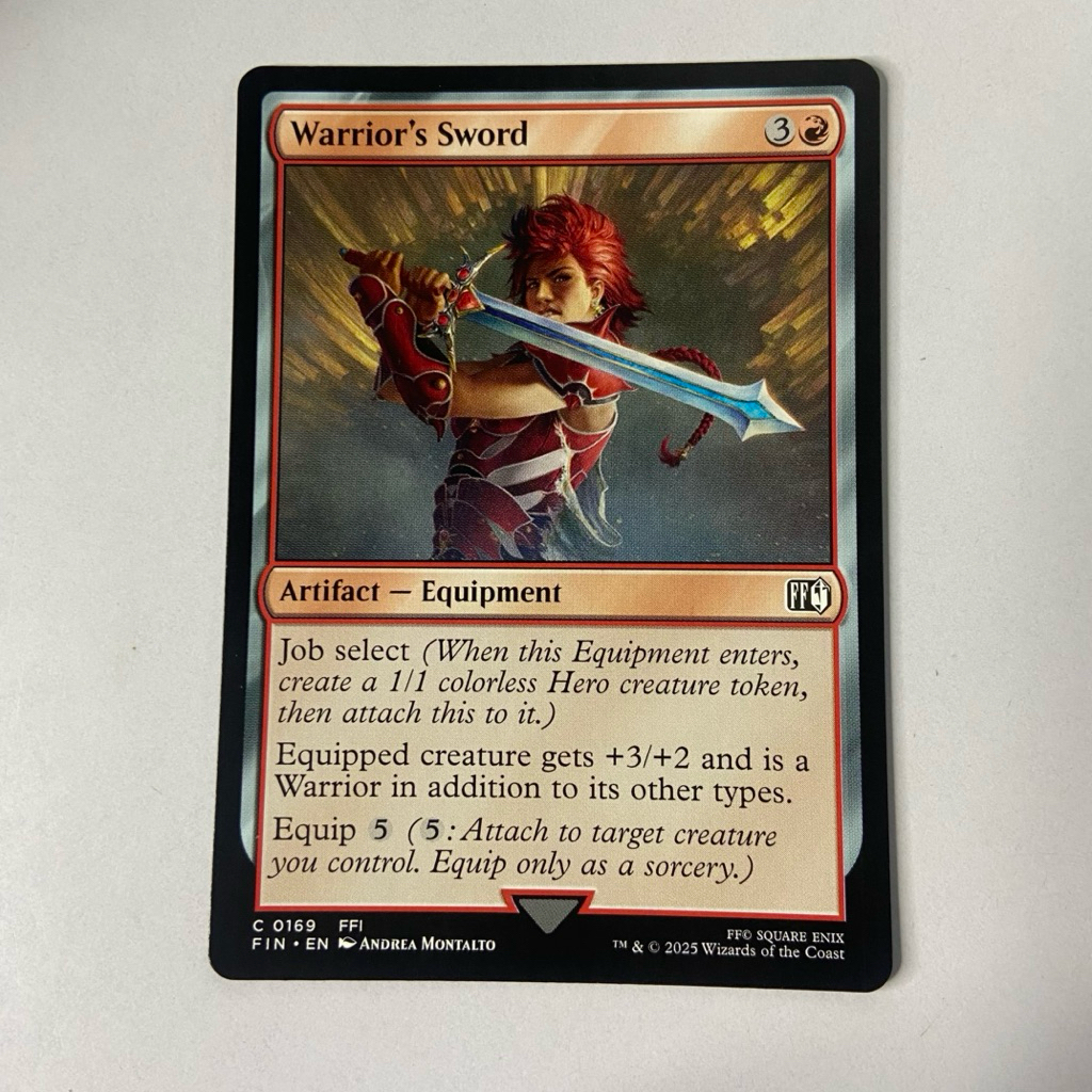 FIN WARRIOR'S SWORD LIGHT OF JUDGMENT HILL GIGAS RANDOM ENCOUNTER  CHOCO-COMET FINAL FANTASY RED MTG | Shopee Philippines