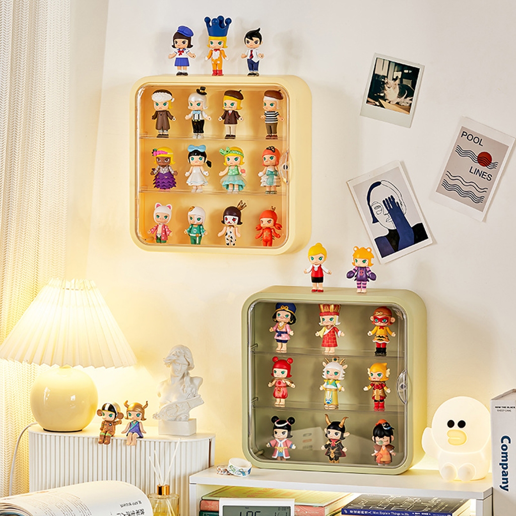 Blind Box Case Multi Layer Dust Display Rack Wall Mounted Blind Box ...