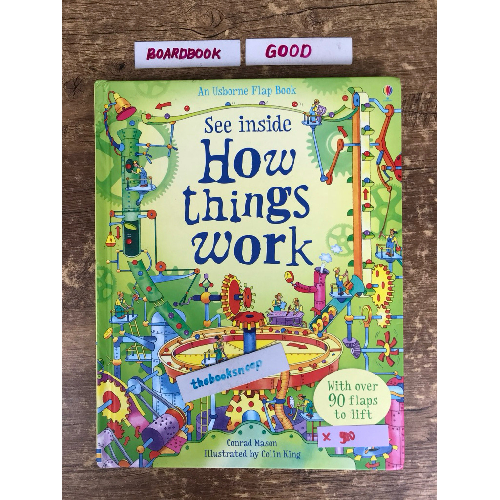 Usborne See Inside How Things Work books for children lift flap ...