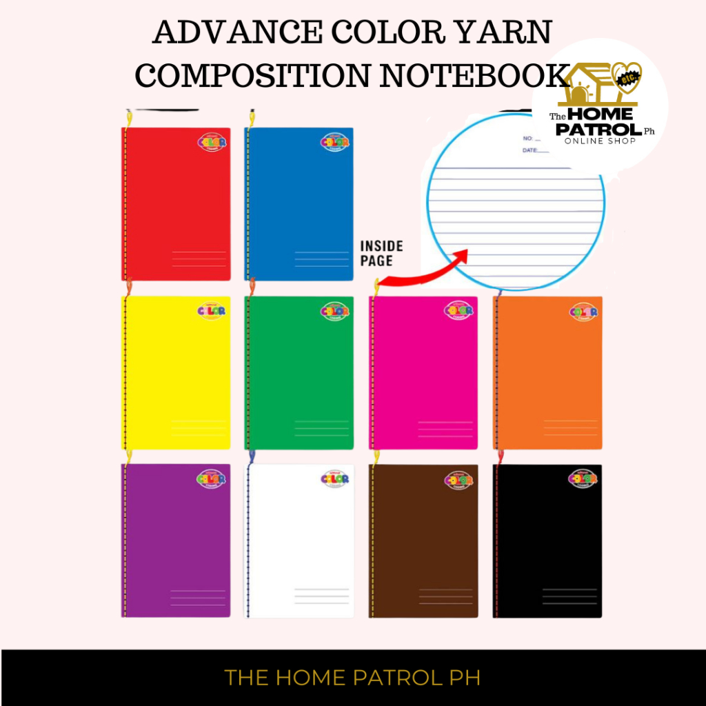 (1 pc) ADVANCE COLOR CODING YARN Notebook 80 leaves A5 Size (Regular ...