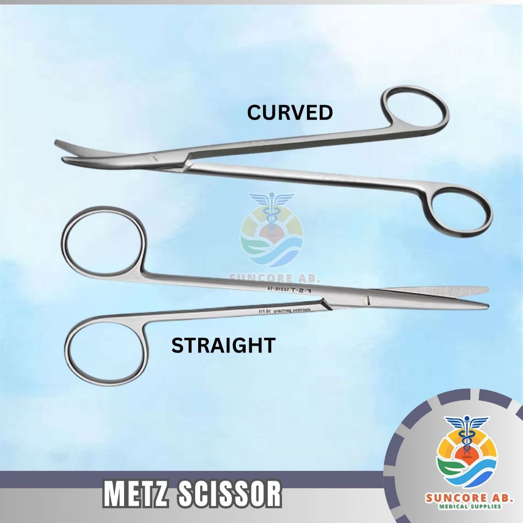 METZ SCISSOR STRAIGHT AND CURVE STAINLESS STEEL | Shopee Philippines