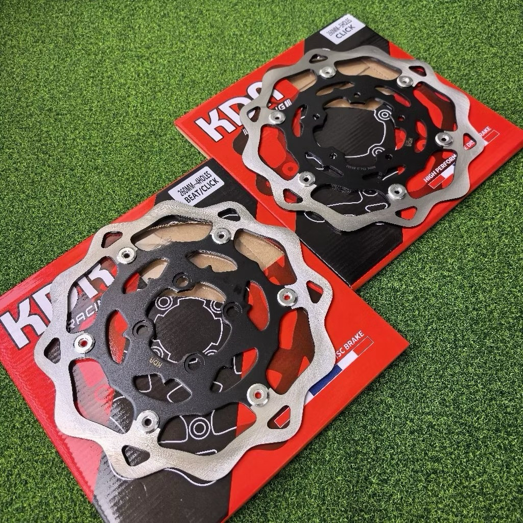 KDR BIG DISC BRAKE 260mm CLICK I 125/150 BEAT GENIO SCOOPY CARB FI MIO ...