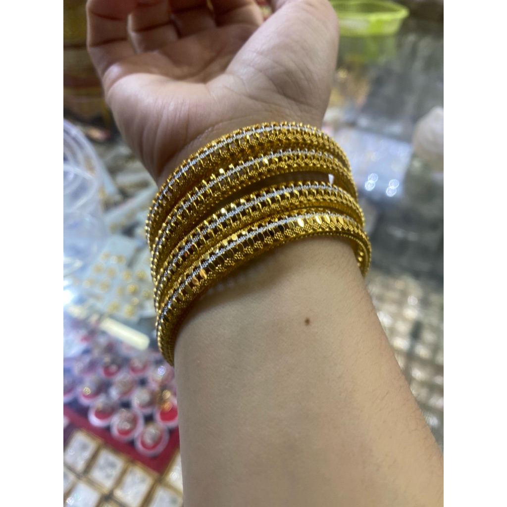 New Arrival Laser bangles Actual photo posted | Shopee Philippines