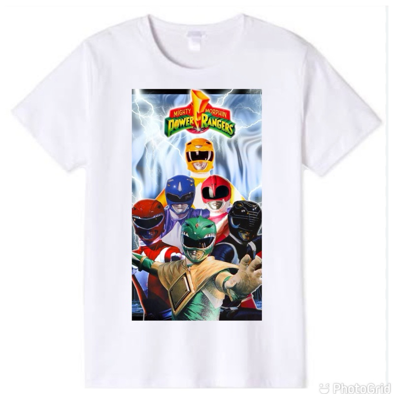 POWER RANGERS TSHIRT KIDS AND ADULT SUBLIMATION PRiNT | Shopee Philippines