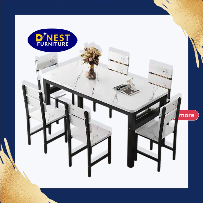 1 table 4 chairs dining table and chairs combination Home dining table