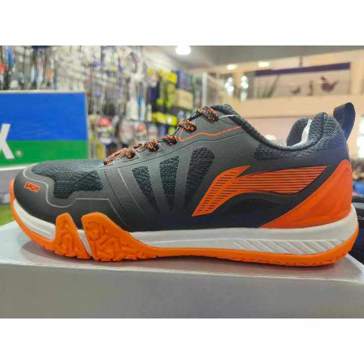 LINING SAGA LITE 7 AYTS 089 4 BLACK ORANGE BADMINTON SHOES Shopee Philippines