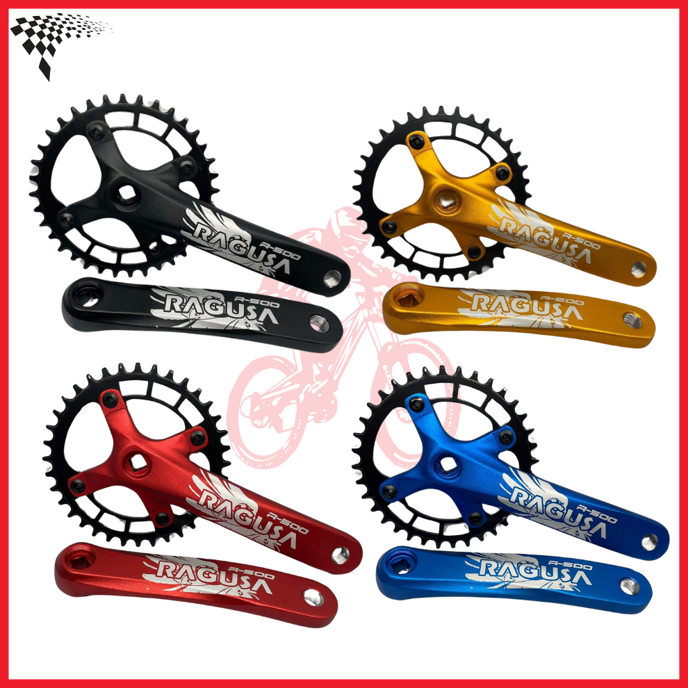 Ragusa R500 R600 by 36T Crankset for Square Type BB Not Hollowtech MTB  Bicycle Bike Alloy Crank