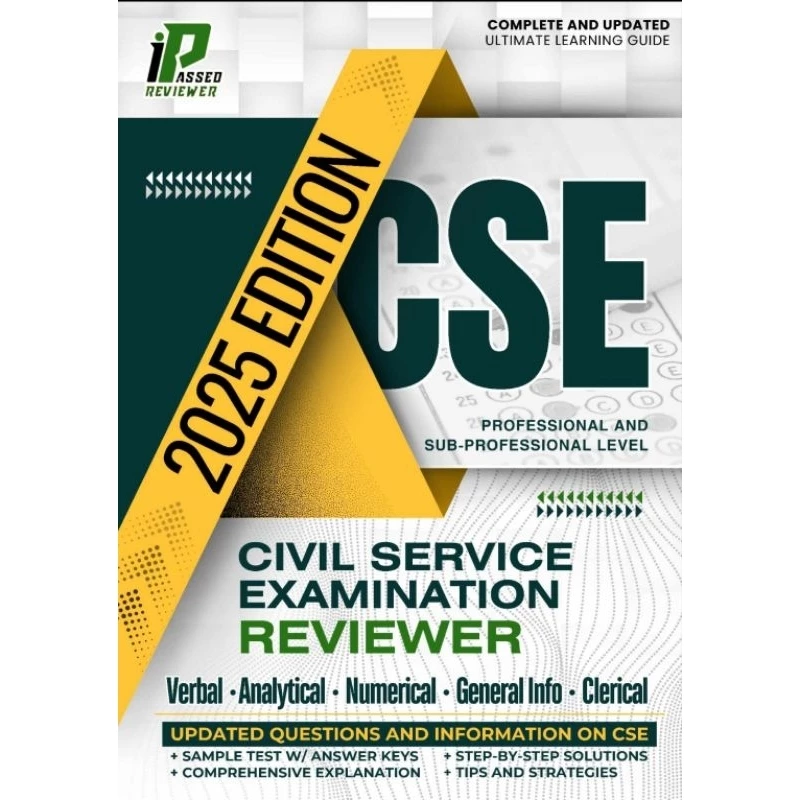 2025 Edition of Civil Service Reviewer by iPassed Reviewer