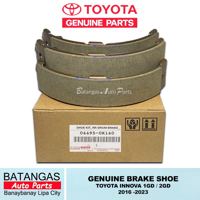 GENUINE BRAKE SHOE TOYOTA INNOVA 1GD 2GD 2016-2023 1SET 4PCS MADE IN ...