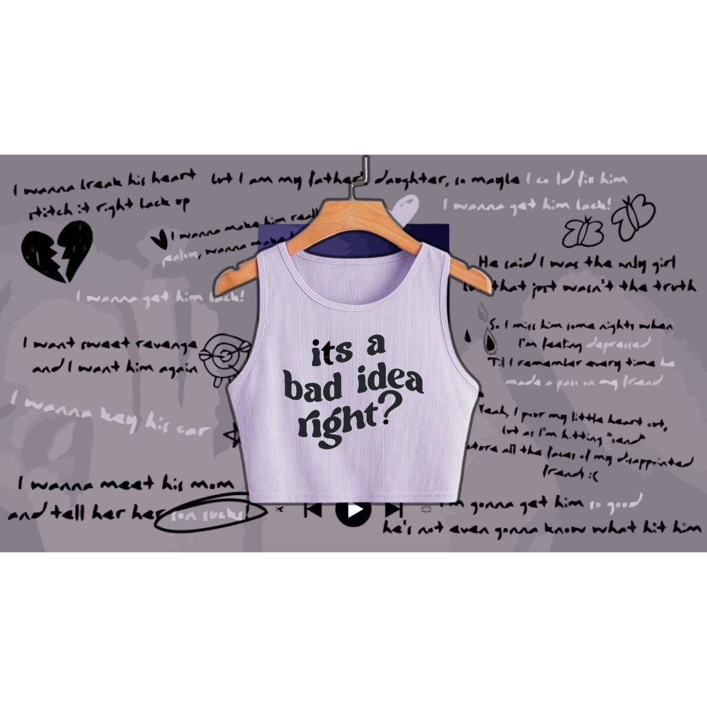 Olivia Rodrigo Crop Top Collection_24 | Shopee Philippines