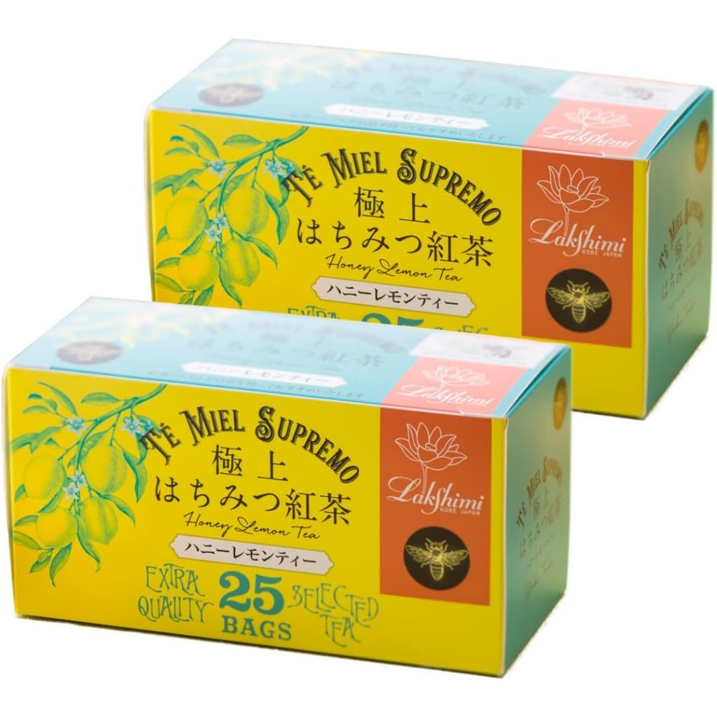 Lakshimi Premium Honey Lemon Tea, 25 tea bags x 2 boxes【Direct from ...