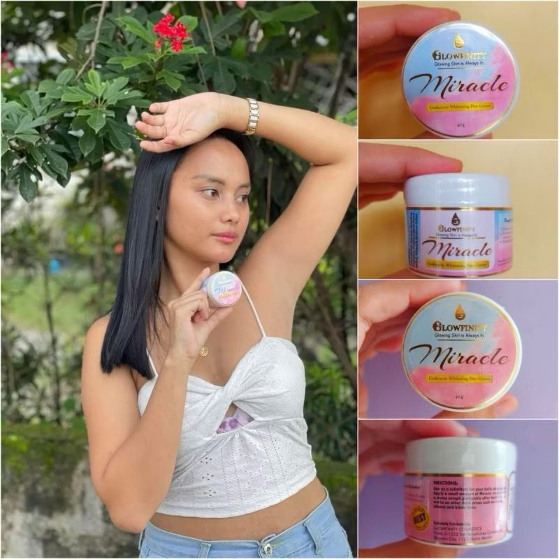 GLOWFINITY Miracle Underarm Whitening deo cream 40g | Shopee Philippines