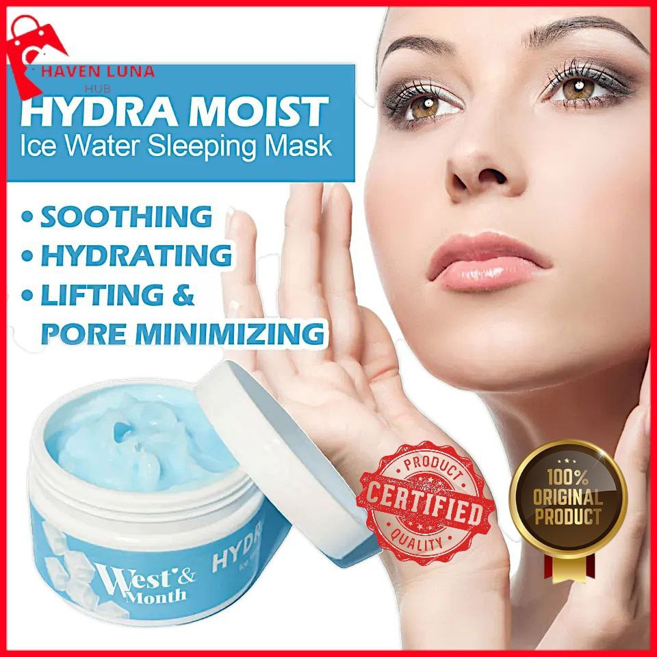 HLH Original Hydra Moist Ice Water Sleeping Mask - Deep Hydration, Pore ...
