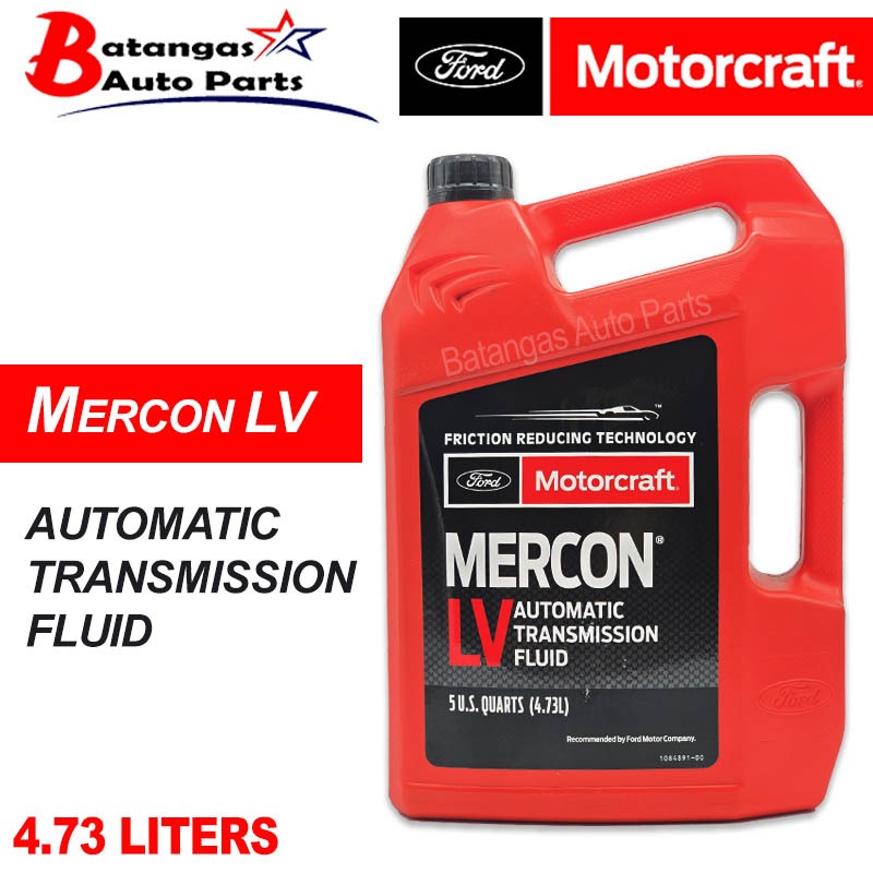 FORD ATF MOTORCRAFT MERCON LV 5 QUARTS (4.73L) | Shopee Philippines