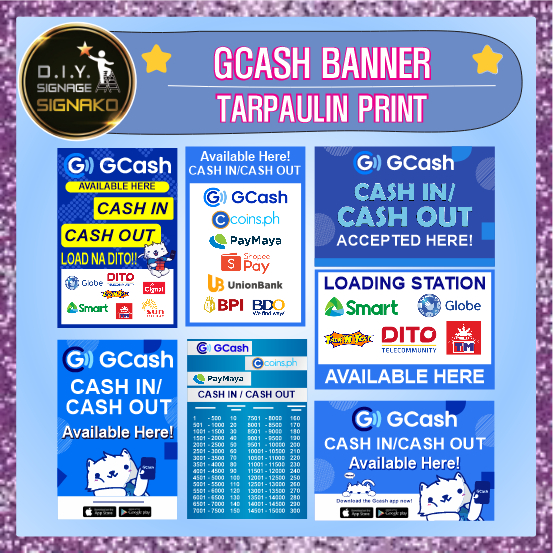 GCASH BANNER / TARPAULIN PRINT | Shopee Philippines
