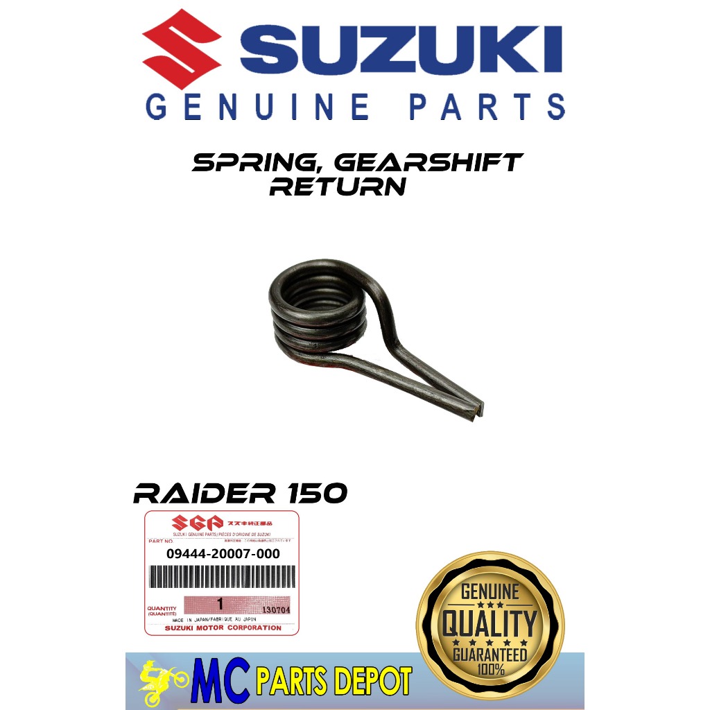 SPRING GEARSHIFT RETURN R150 (09444-20007-000) | Shopee Philippines