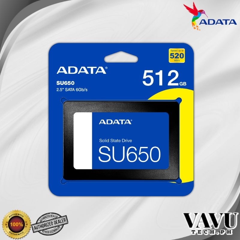 Adata Ultimate SU650 SSD 1TB 2.5'' SATA III ASU650SS-1TT-R
